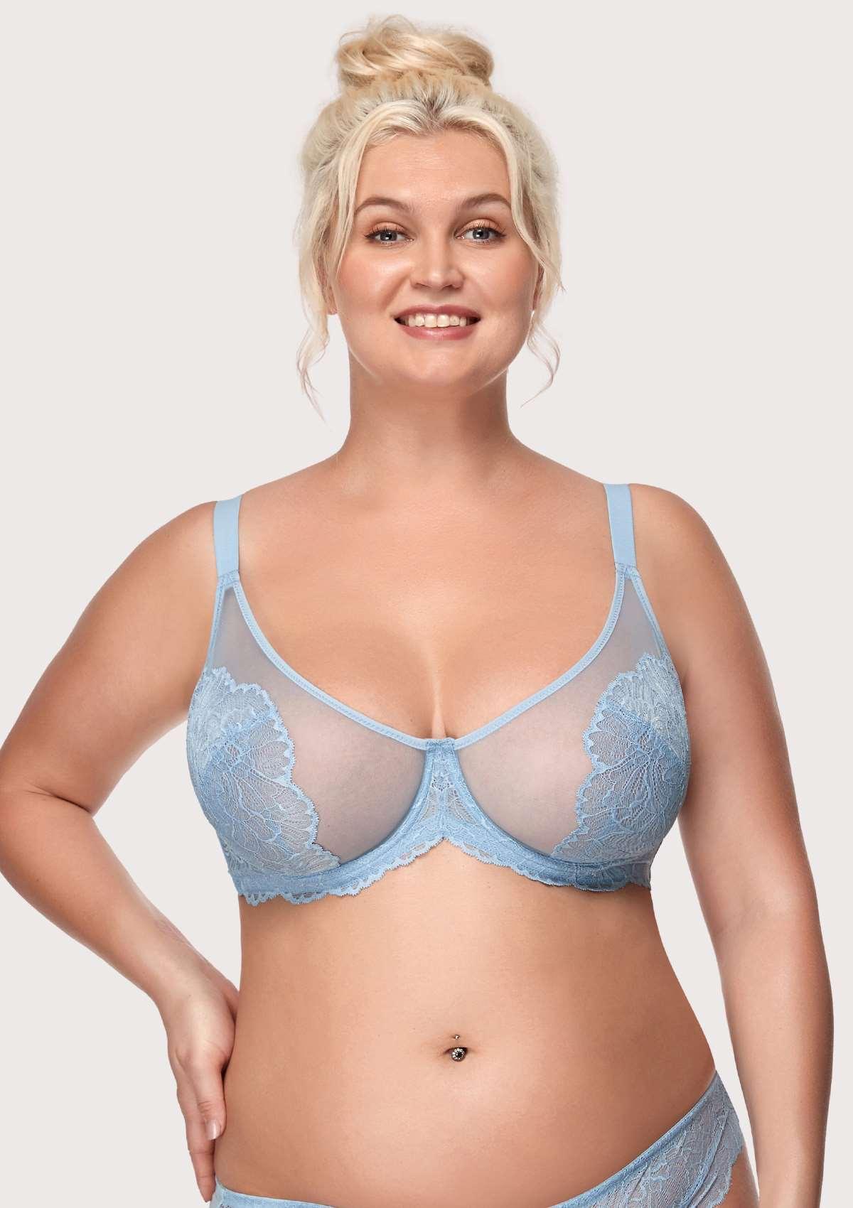 HSIA Blossom Unlined Lace Underwire Bra