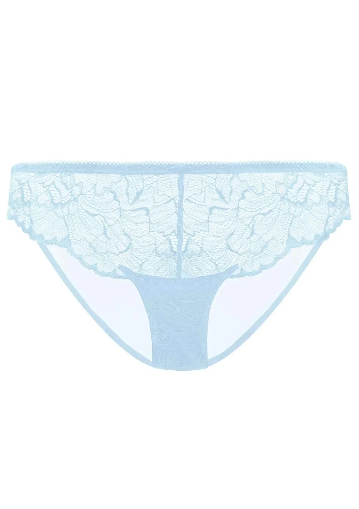 HSIA Blossom Storm Blue Lace Bikini Underwear