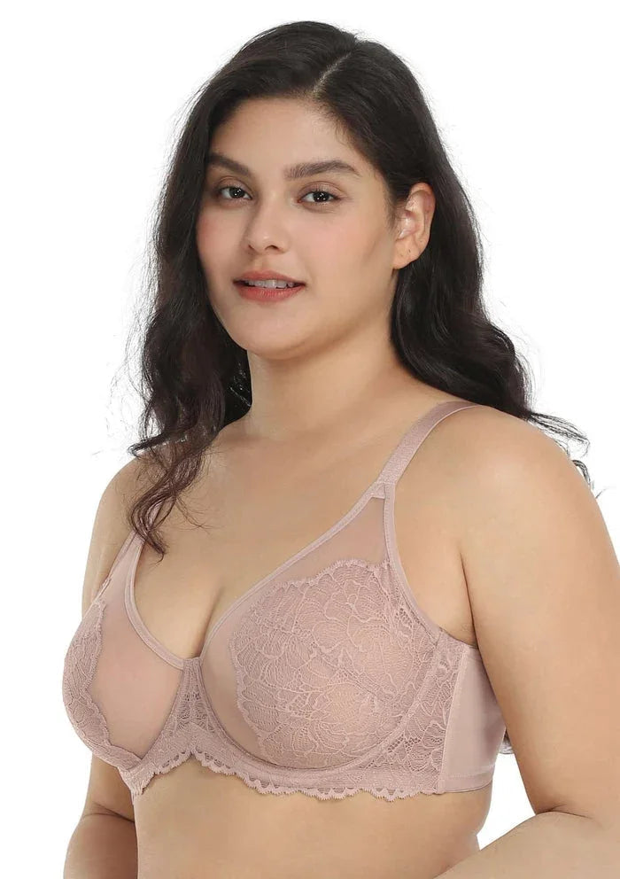 HSIA Blossom Unlined Lace Underwire Bra