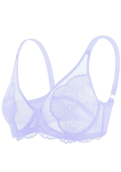 HSIA Blossom Unlined Lace Underwire Bra