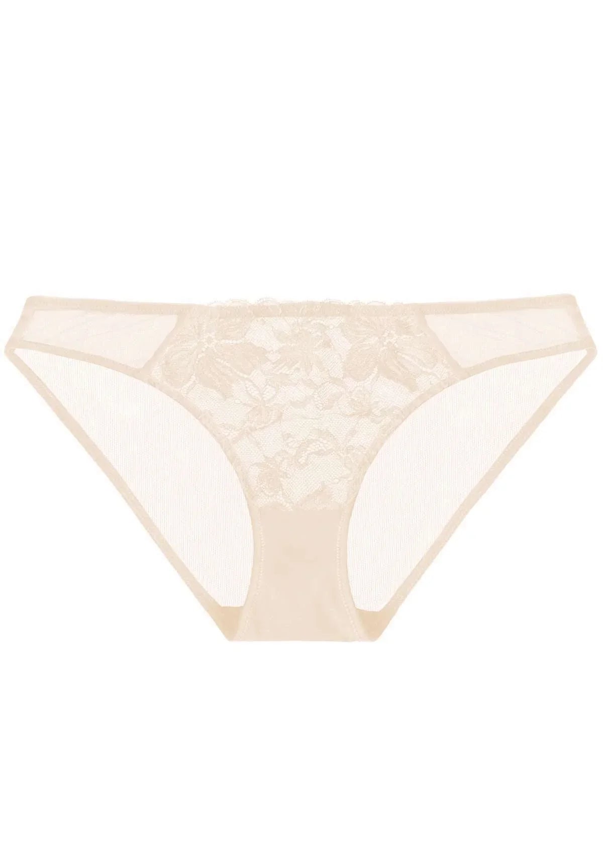 HSIA Breathable Sexy Lace Beige Cream Bikini Underwear
