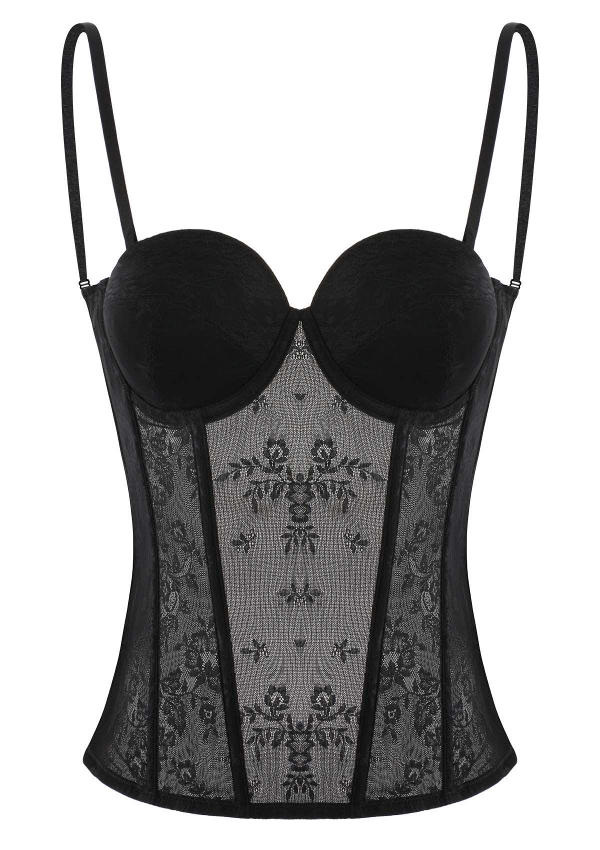 Gracious Overbust Lace Corset Bustier