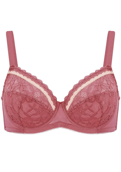Jessamine Contrast Color Lace Underwire Bra