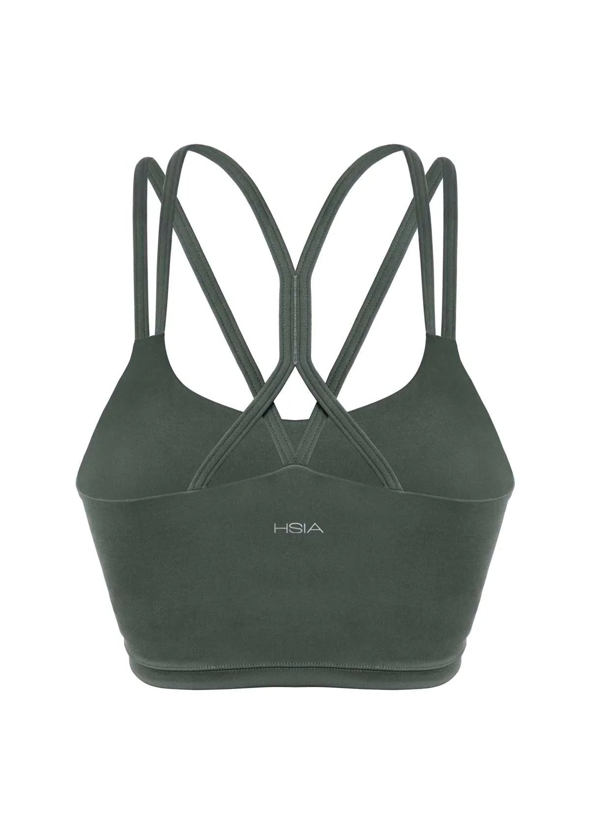 HSIA Wireless Low-Impact Crisscross Padded Sports Singlet Sports Bra