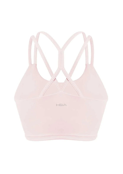 HSIA Wireless Low-Impact Crisscross Padded Sports Singlet Sports Bra