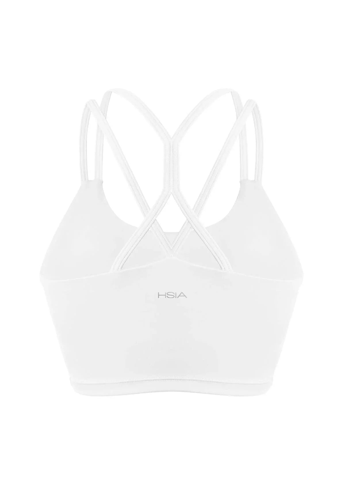 HSIA Wireless Low-Impact Crisscross Padded Sports Singlet Sports Bra