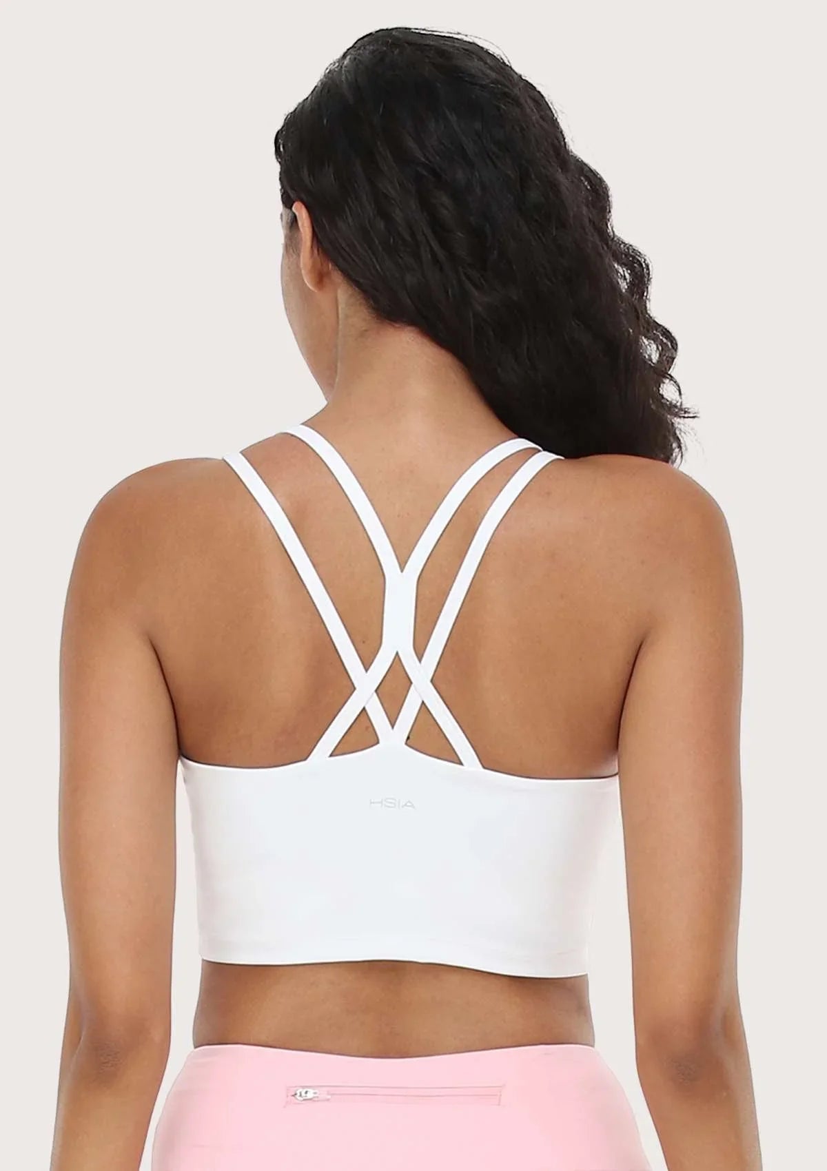 LEAPX Wireless Low-Impact Crisscross Padded Sports Bra