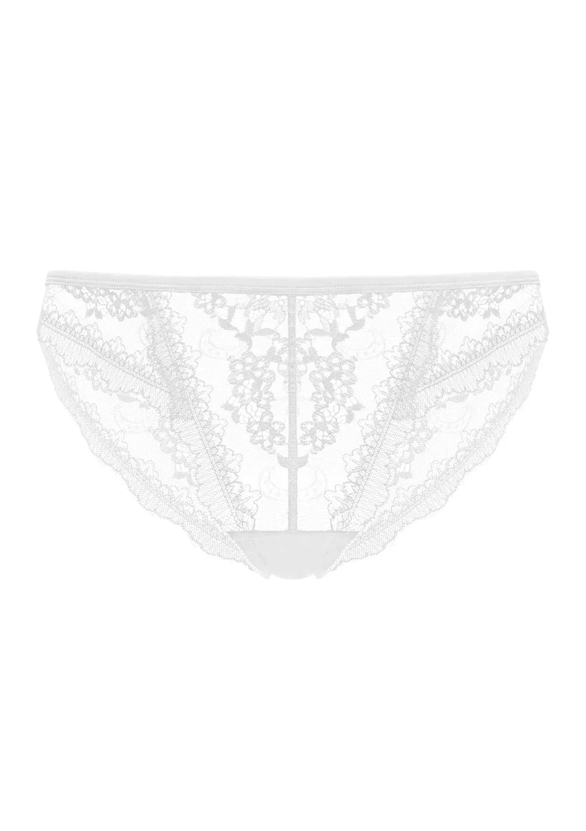 HSIA Floral Bridal Lace Back Bikini Underwear