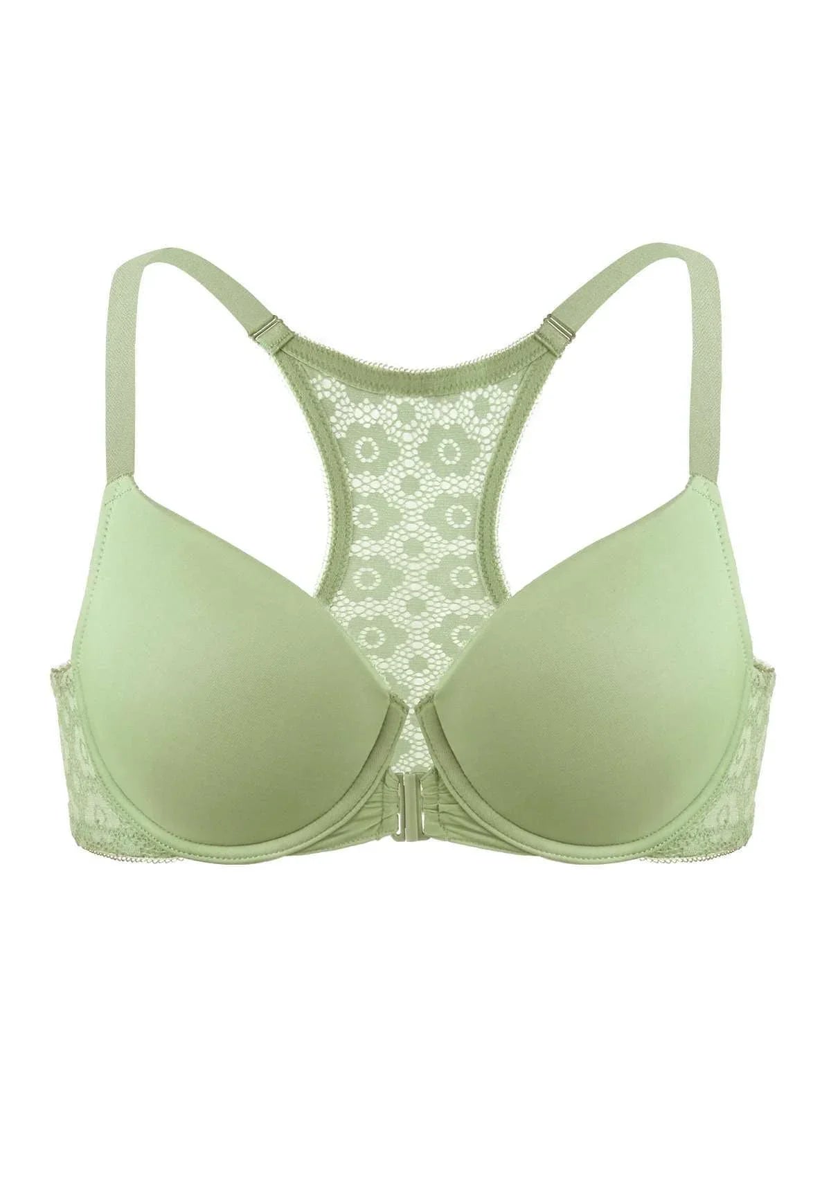Serena Front-Close Lace-Back Underwire Bra