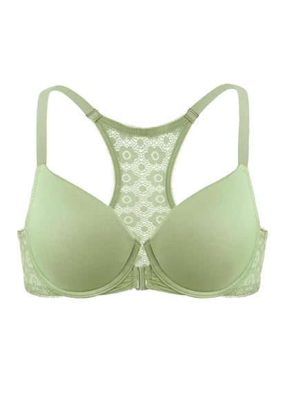 Serena Front-Close Lace-Back Underwire Bra