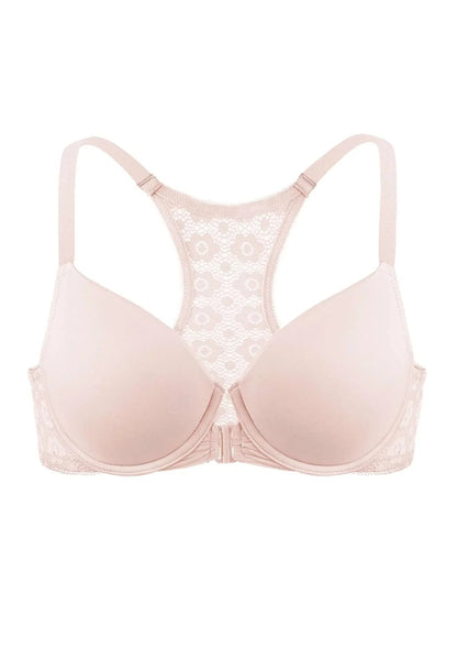 Serena Front-Close Lace-Back Underwire Bra