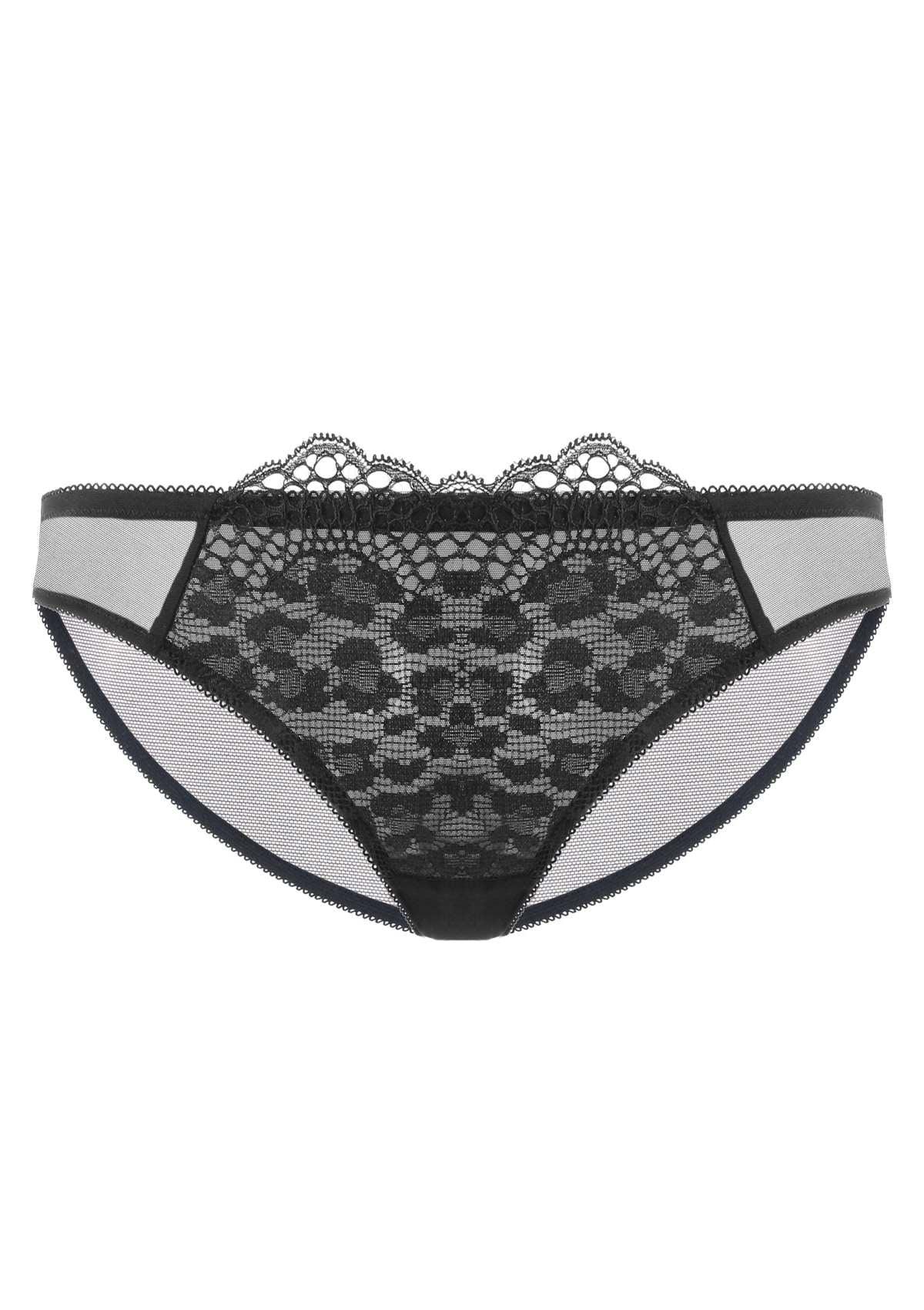 HSIA Front Lace Leopard Bikini Panties 3 Pack
