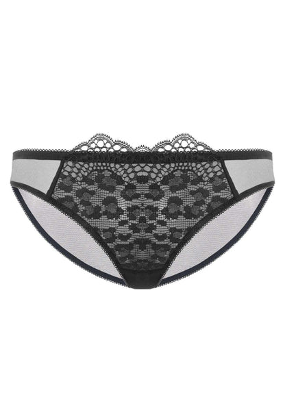 HSIA Front Lace Leopard Bikini Panties 3 Pack