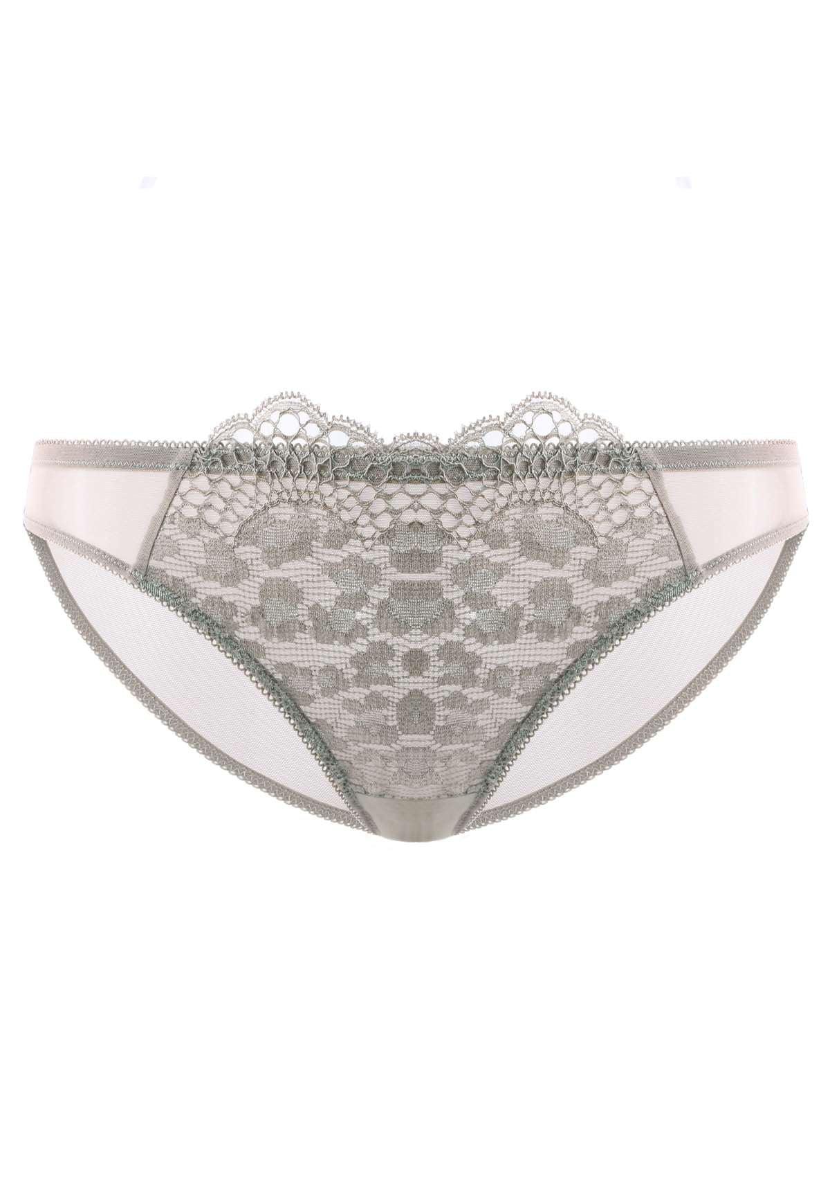 HSIA Front Lace Leopard Bikini Panties 3 Pack