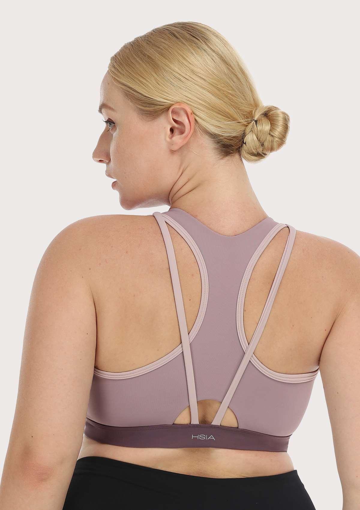 HSIA Front Zip Medium-Impact Sports Bra