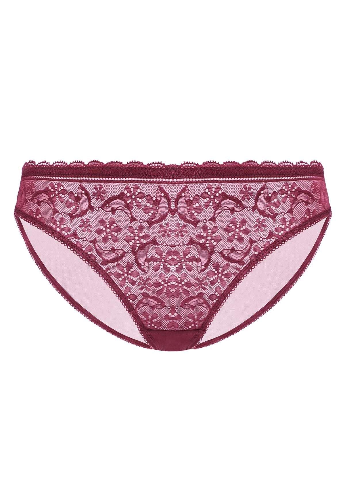 Anemone Lace Dolphin Mid-low Rise Bikini Underwear