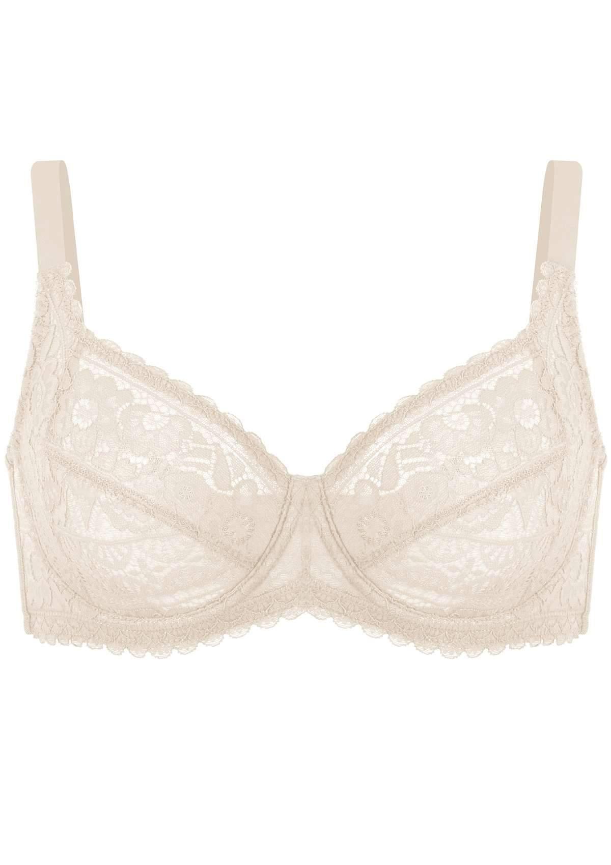 HSIA Leaf Flower Lace Underwire Bra