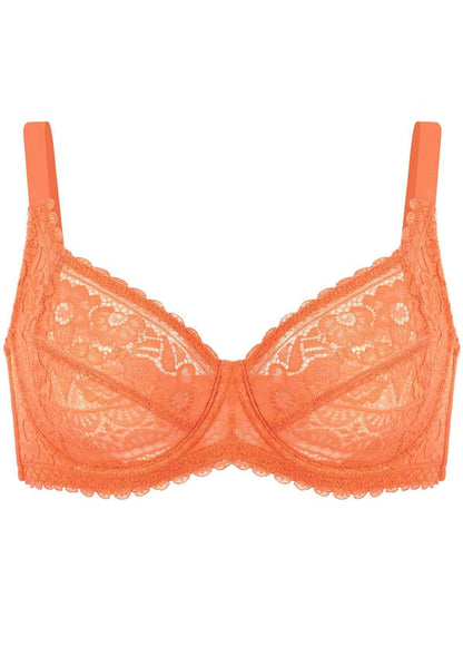 HSIA Leaf Flower Lace Underwire Bra