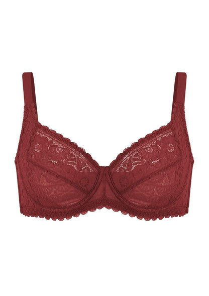 HSIA Leaf Flower Lace Unlined Bra