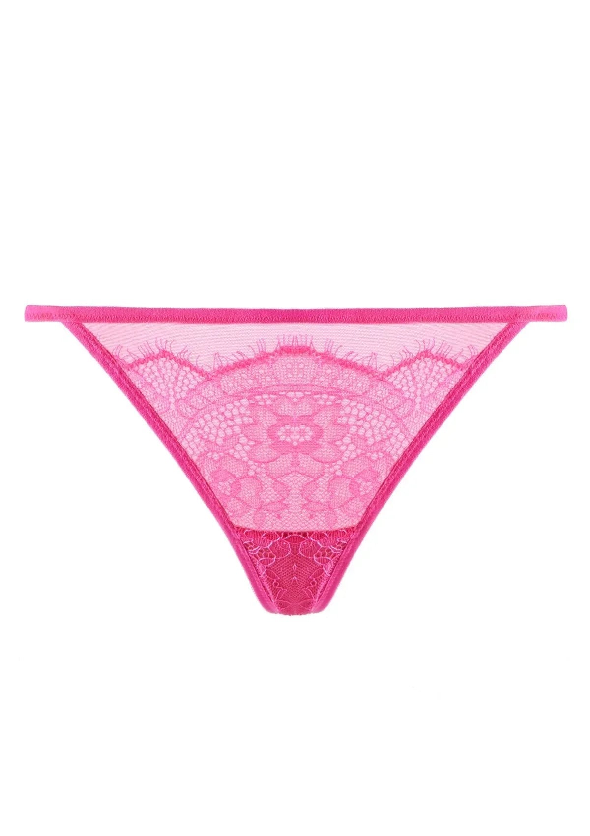 HSIA Mesh Eyelash Lace String Thongs 3 Pack