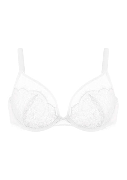 HSIA Mesh Eyelash Trim Unlined Bra