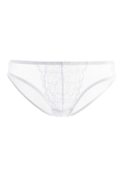 Enchante Lace Mid Rise Bikini Underwear