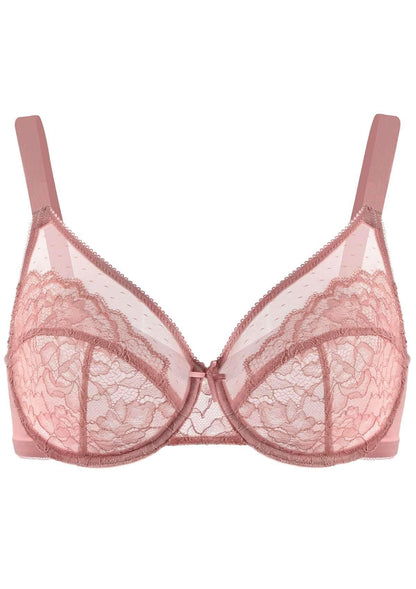 Enchante Unlined Non-padded Lace Underwire Bra