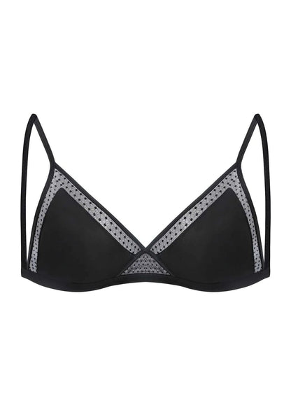 HSIA Polka Dots Triangle Wireless Bralette