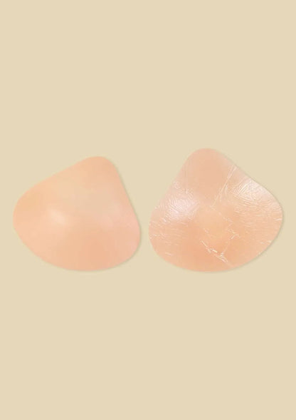 HSIA Reusable Beige Invisible Breast-Lifting Silicone Pasties 2 Pack