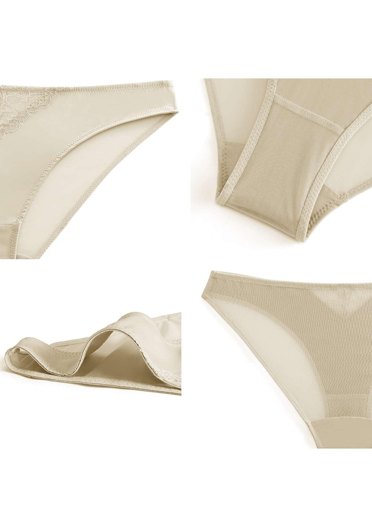 Foxy Satin Floral Lace Bikini Underwear