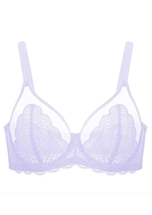 Mermaid Scales Lace Unlined Bra
