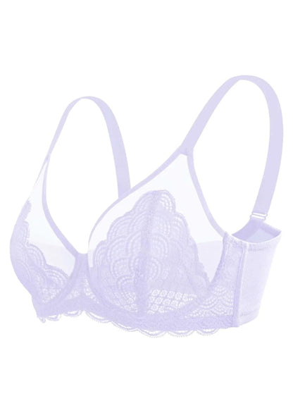 Mermaid Scales Lace Underwire Bra