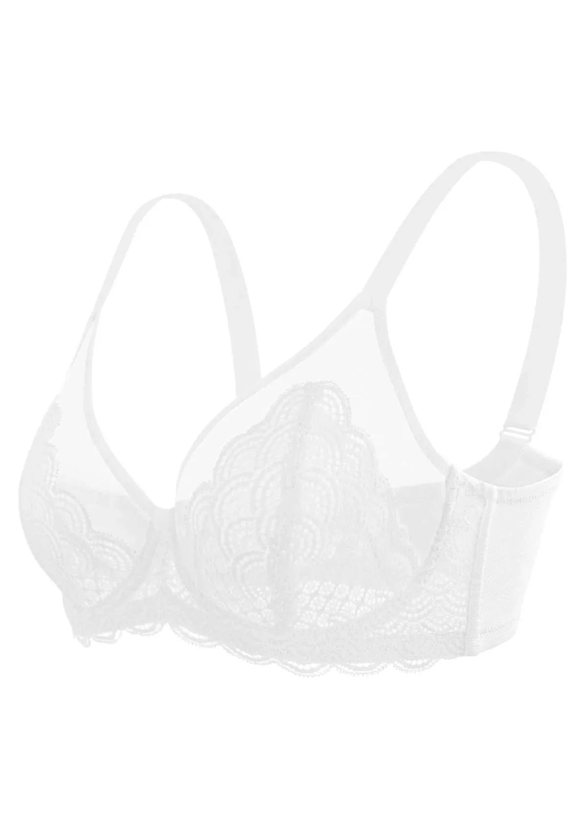 Mermaid Scales Lace Underwire Bra