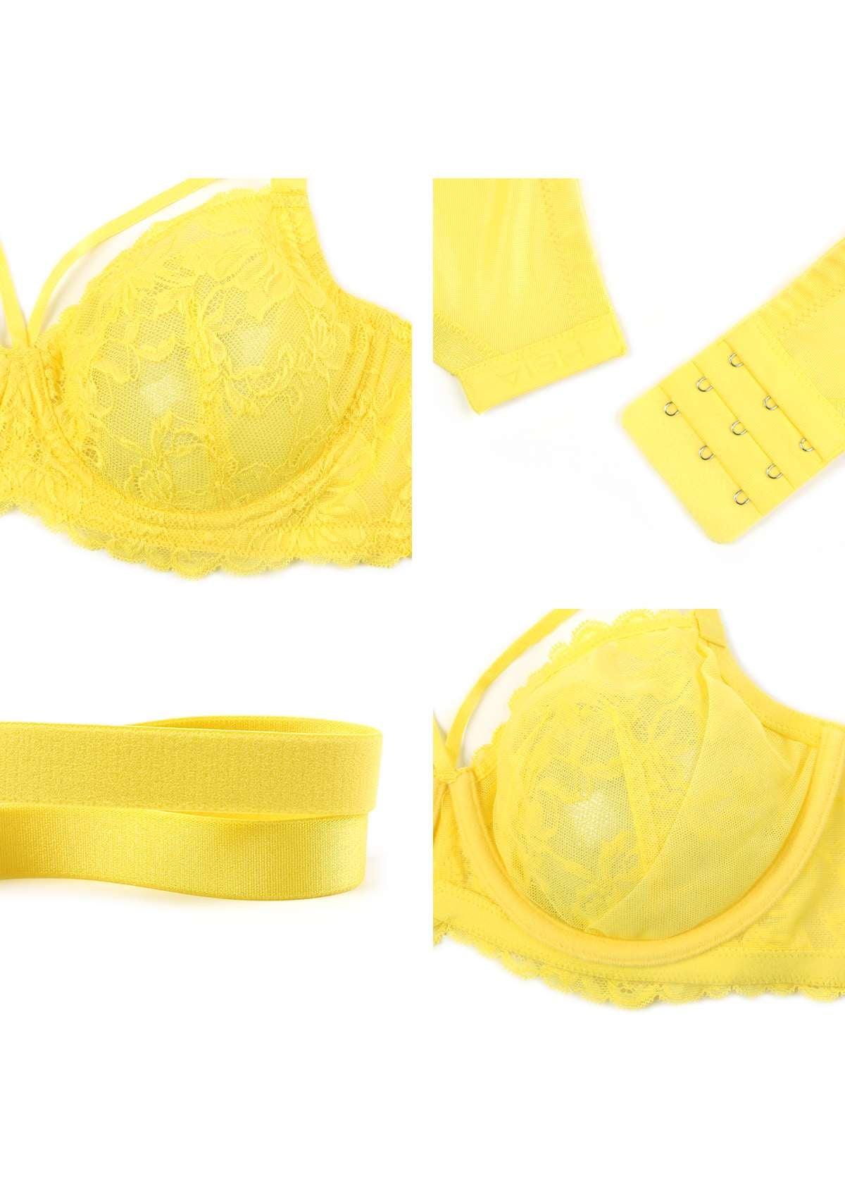 Pretty In Petals Unlined Strappy Lace Bra