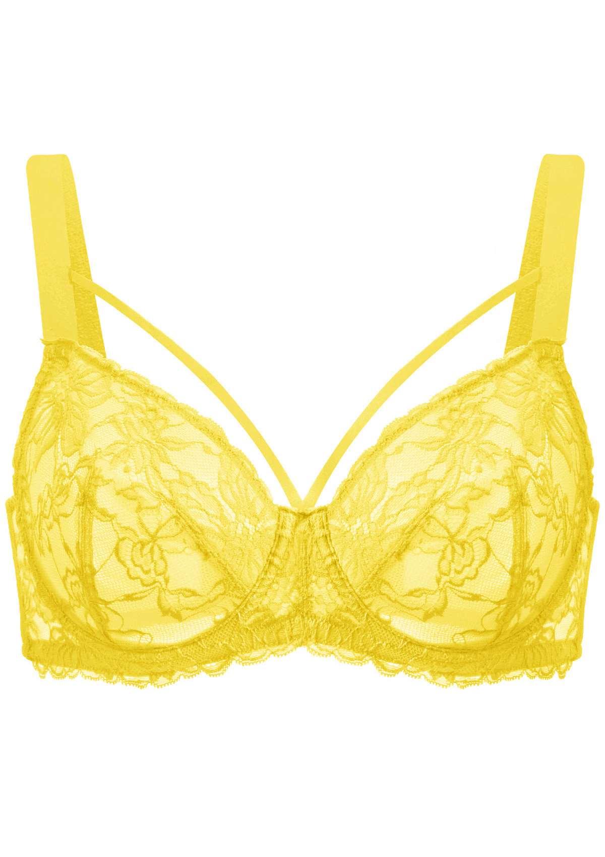 Pretty In Petals Unlined Strappy Lace Bra