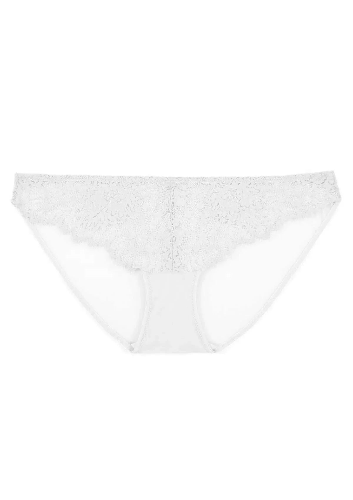 HSIA Sunflower Exquisite White Lace Bikini Underwear