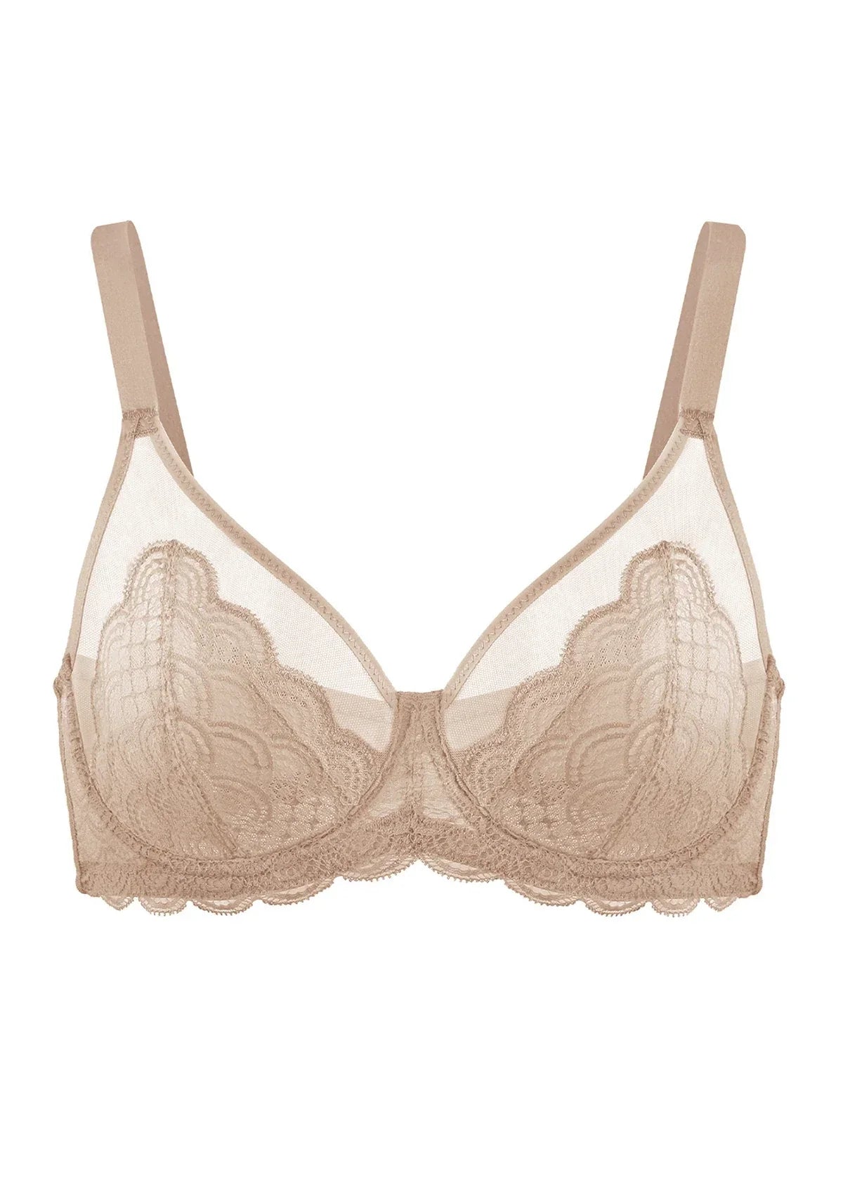 Mermaid Scales Lace Unlined Bra