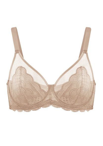 Mermaid Scales Lace Unlined Bra