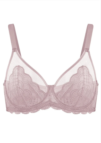 Mermaid Scales Lace Unlined Bra