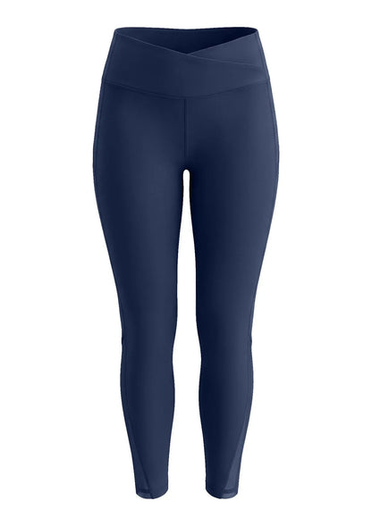 Aura High-Waisted Crossover Cooling Yoga Pants