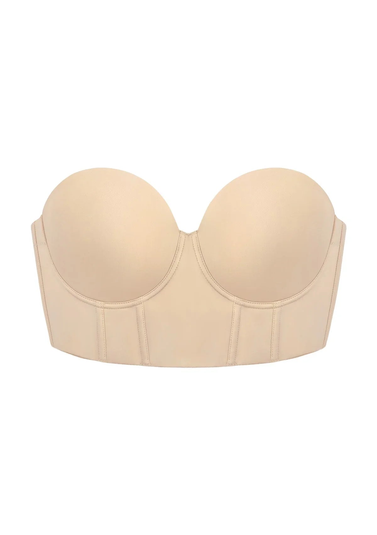 Seamless Cooling Longline Strapless Bra