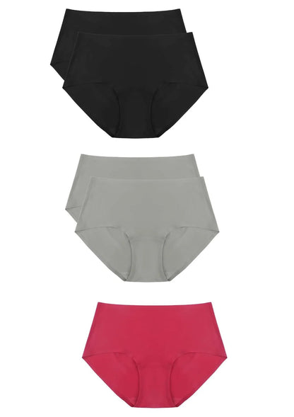 FlexiFit Soft Stretch Seamless Brief Underwear Bundle