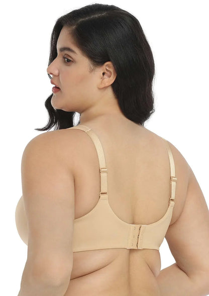 Patricia T-shirt Beige Lightly Padded Underwire Minimizer Bra