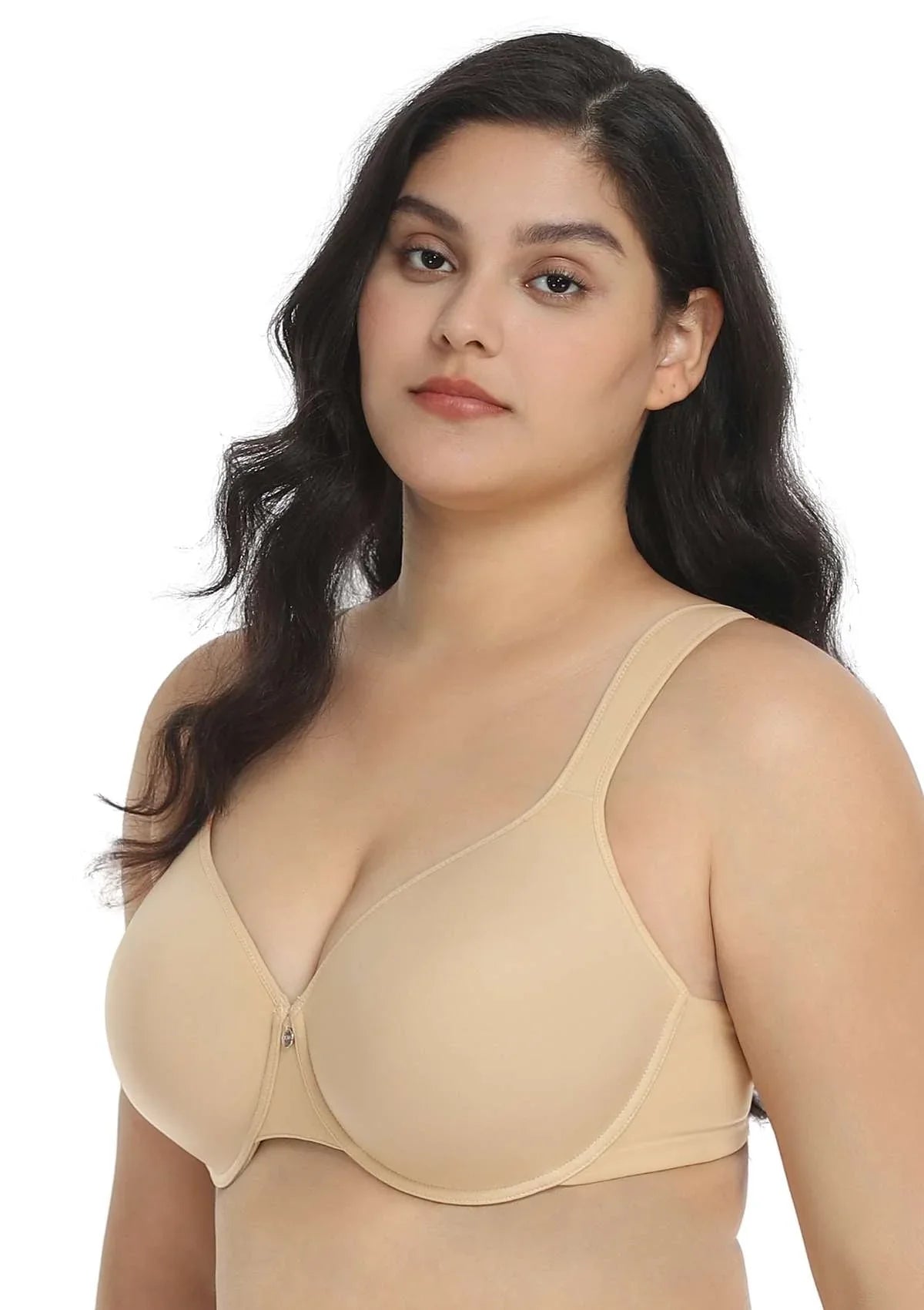 Patricia T-shirt Beige Lightly Padded Underwire Minimizer Bra