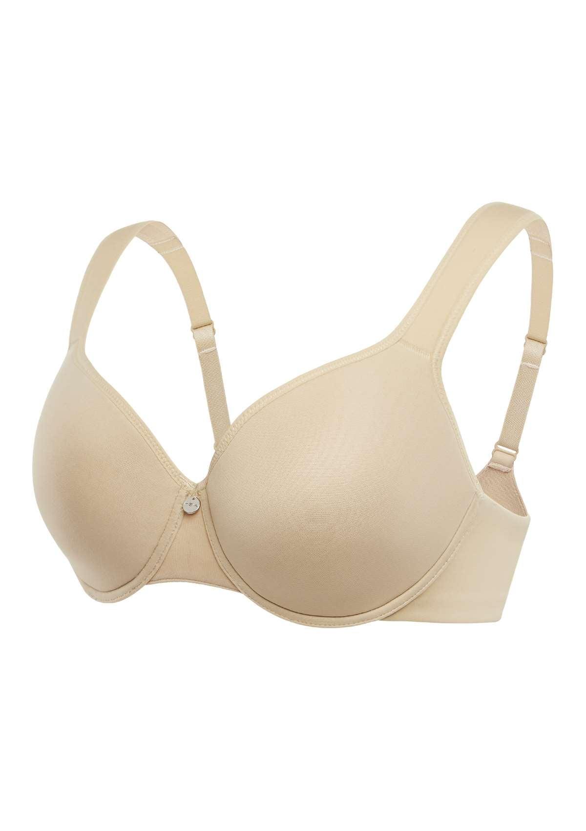 Patricia T-shirt Beige Lightly Padded Underwire Minimizer Bra