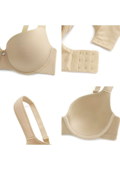 Patricia T-shirt Beige Lightly Padded Underwire Minimizer Bra