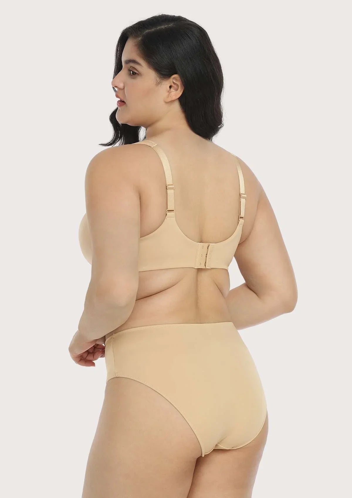 Patricia T-shirt Beige Lightly Padded Underwire Minimizer Bra