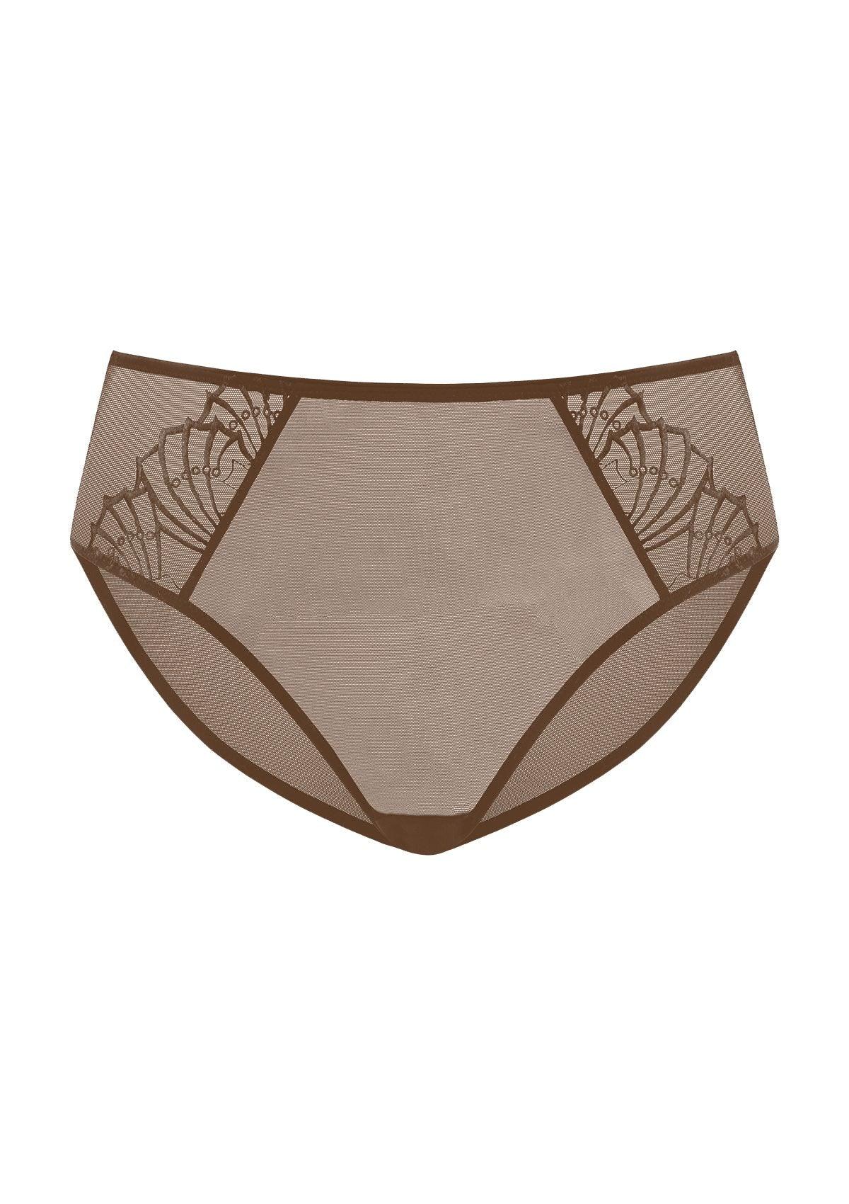 Pearl Shimmer High Waist Full Coverage Panty