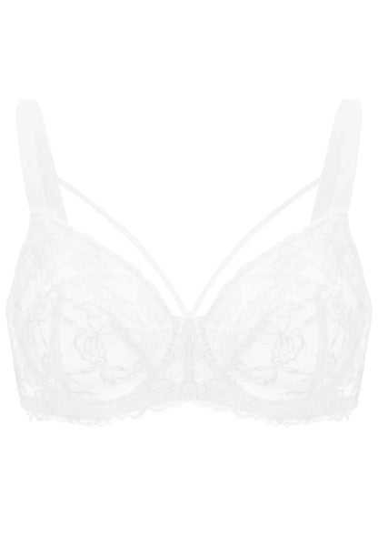 Pretty In Petals Unlined Strappy Lace Bra