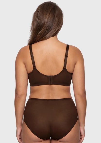 Seraphina Unlined Underwire Sheer Mesh Bra